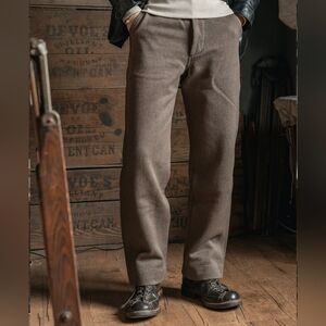 Lot 929 Pique Salt & Pepper Stripe Pants - size 32 new vintage by Bronson